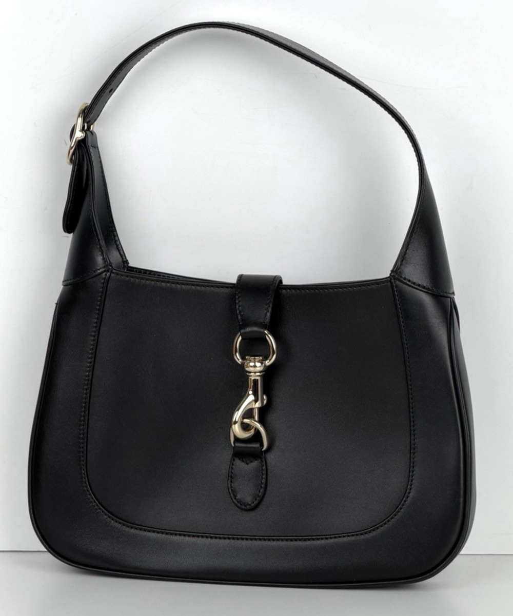 Gucci Jackie 1961 Hobo Black Leather Shoulder Bag Small C-4